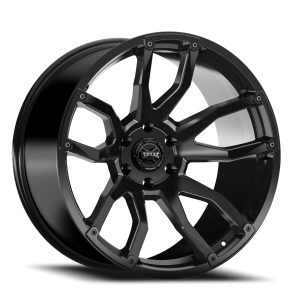 Wheel - Rough Country - Torque TW403 Impact - Satin Black Wheel - Rough Country - Torque TW403 Impact - Satin Black
